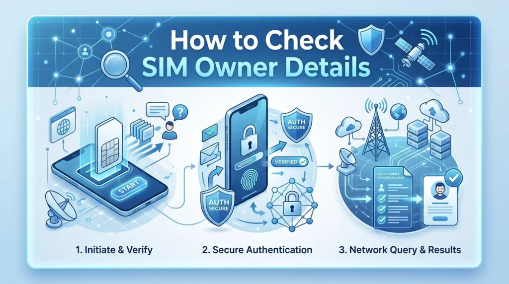 How to Check SIM Owner Details with a digital SIM verification interface