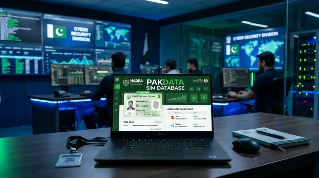 Live Tracker and NADRA Database verification system in Pakistan
