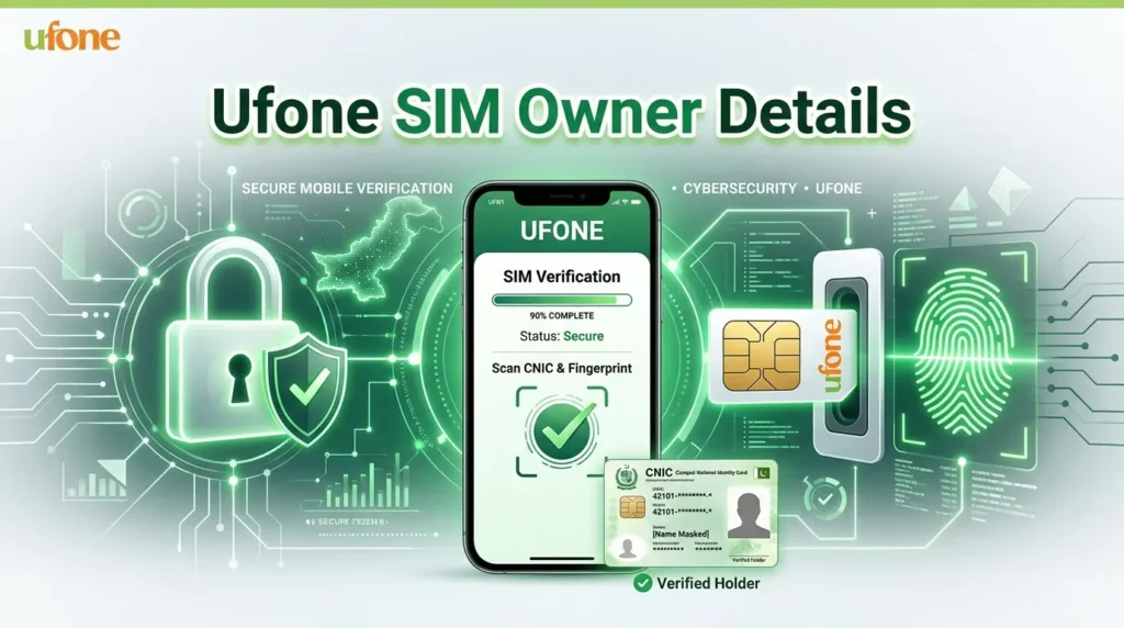How to check Ufone SIM Owner Details and verify CNIC-linked SIMs