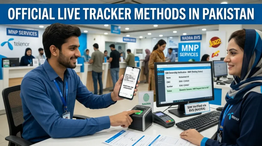 Live Tracker Pakistan SIM ownership verification tool